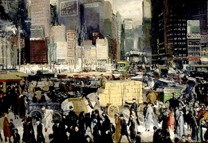 George Bellows&#039; &quot;New York,&quot; 1911.