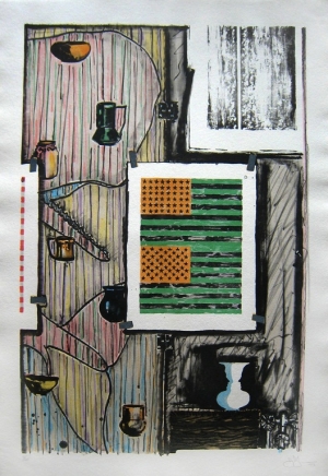 Jasper Johns&#039; &#039;Ventriloquist,&#039; 1986.