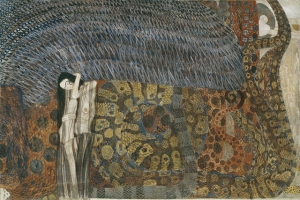 Gustav Klimt&#039;s &#039;Beethoven Frieze,&#039; 1902.