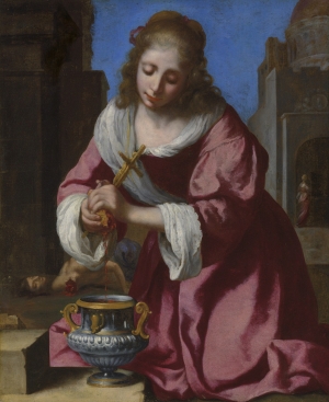 Johannes Vermeer&#039;s &#039;Saint Praxedis.&#039; 