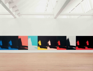 Andy Warhol&#039;s Shadows installation.