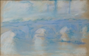 Claude Monet (1840-1926) ‘Waterloo Bridge’, pastel on paper, 1901