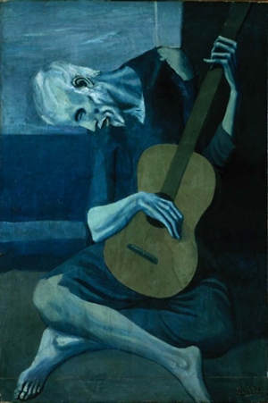 Pablo Picasso&#039;s &#039;Old Guitarist,&#039; 1903.