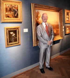 Connecticut and New York dealer Thomas Colville founded the American Art Fair with Alexander and Laurel Acevedo. Two new acquisitions at Colville were, above left, &quot;The Sculptor&#039;s Studio,” an oil on panel of circa 1886–1890 by Charles Ulrich (1858–1908) and, above right, William Merritt Chase&#039;s circa 1896 oil on board &quot;A Spanish Dancer,” modeled on the artist&#039;s wife.