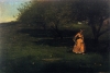 Winslow Homer's 'Croquet Player,' circa 1865.