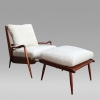 Phillip Lloyd Powell's New Hope Lounge Chair and Ottoman, USA, c. 1960′s.