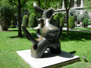 A sculpture by Joan Miró.