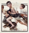 Norman Rockwell's 'No Swimming.'
