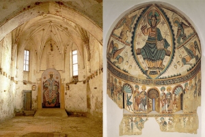 Frescoes in the church of St. Catherine.