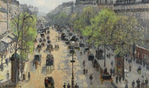 Camille Pissarro&#039;s &#039;Boulevard Montmartre, Matinée de Printemps.&#039;