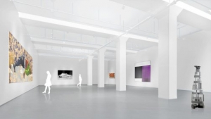   Architectural rendering of Sean Kelly Gallery at 475 10th Avenue, Main Gallery.