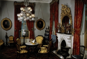 Colonel Robert J. Milligan House Parlor prior to the renovation.