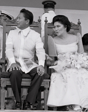 Imelda and Ferdinand Marcos.
