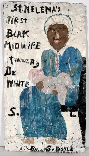 Sam Doyle&#039;s &#039;St. Helena’s First Blak (sic) Midwife Trane (sic) By Dr. White.&#039;