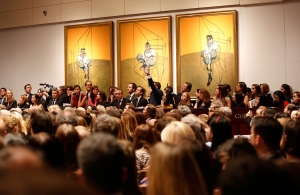 An auction at Christie&#039;s.