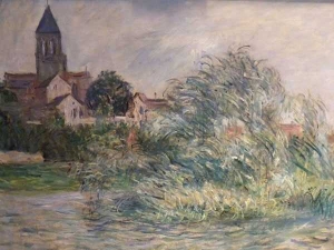 Claude Monet&#039;s ‘L’Église et la Seine à Vétheuil,&#039; 1881.