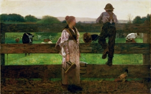 Winslow Homer&#039;s &#039;Milking Time.&#039;