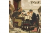 Norman Rockwell's 'Saying Grace.' 