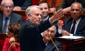 he French prime minister, Jean-Marc Ayrault, at the Assemblée Nationale.