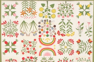 Quilt from the Shenandoah Valley, 1859.