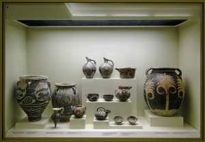 Vases at the Heraklion Archaeological Museum.