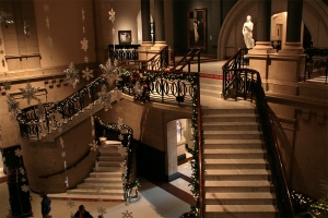 The interior of the Cincinnati Art Museum.