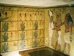 Tomb of Tutankhamun in the Valley of the Kings.