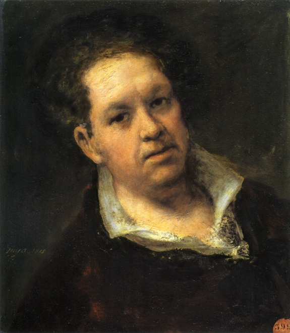 A self-portrait by Francisco de Goya.
