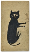Bill Traylor, "Black Cat."