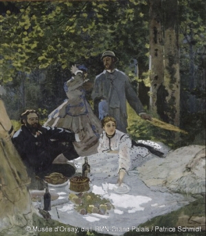 Claude Monet&#039;s &#039;Luncheon on the Grass,&#039; 1865-66.