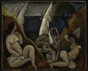 Max Weber&#039;s &#039;The Bathers,&#039; 1909. 