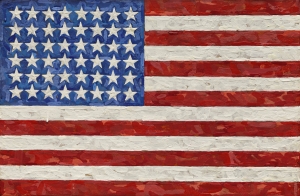 Jasper Johns&#039; &#039;Flag,&#039; 1983, will be previewed in Los Angeles.