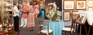 A scene from the 2012 Newport Antiques Show.