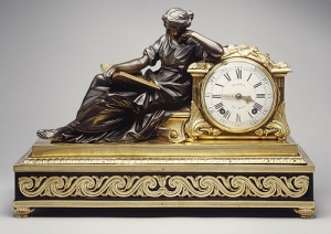 Mantel clock, circa 1757-60. Movement by the workshop of Julien Le Roy; case by Joseph Baumhauer. 