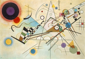 Wassily Kandinsky&#039;s &#039;Composition 8, Huile Sur Toile,&#039; 1923.