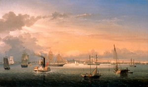 Fitz Henry Lane&#039;s &#039;Boston Harbor,&#039; 1854.