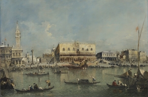 Francesco Guardi&#039;s &#039;Venice, the Bacino di San Marco with the Piazzetta and the Doge’s Palace.&#039;