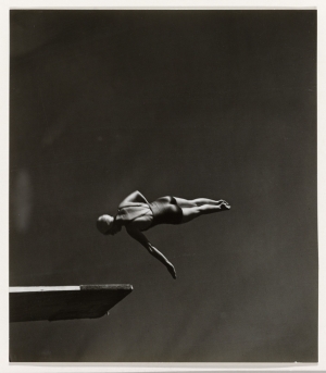 John Gutmann&#039;s &#039;Olympic High Diving Champion Marjorie Gestring, San Francisco,&#039; 1936.
