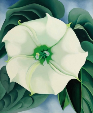 Georgia O&#039;Keeffe&#039;s &#039;Jimson Weed (White Flower No. 1),&#039; 1932.&#039;