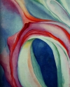 Georgia O'Keeffe's 'Music, Pink and Blue No. 2' will be featured.
