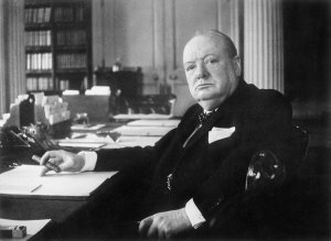 Winston Churchill.