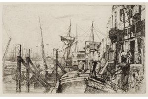 James Abbott McNeill Whistler&#039;s &#039;Limehouse,&#039; 1859.