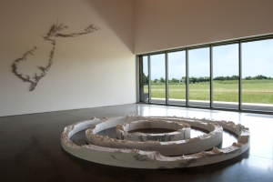 Maya Lin installation at the Parrish Art Museum.