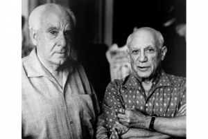 Pablo Picasso and Christian Zervos