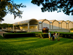 The Kimbell Art Museum&#039;s Louis Kahn-designed building.