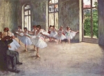 A painting of dancers by Edgar Degas.