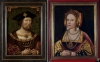 The portraits of King Henry VIII and Catherine of Aragon.