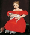 Ammi Phillips' 'Girl in Red Dress With Cat and Dog.'