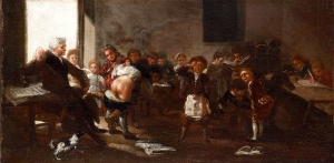 Francisco Goya&#039;s &#039;La Letra con Sangre Entra.&#039;