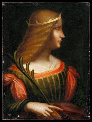 The recently discovered painting of Isabella d&#039;Este.